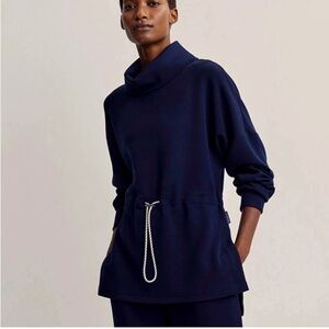 Varley Freya Doublesoft Navy Sweatshirt Small
